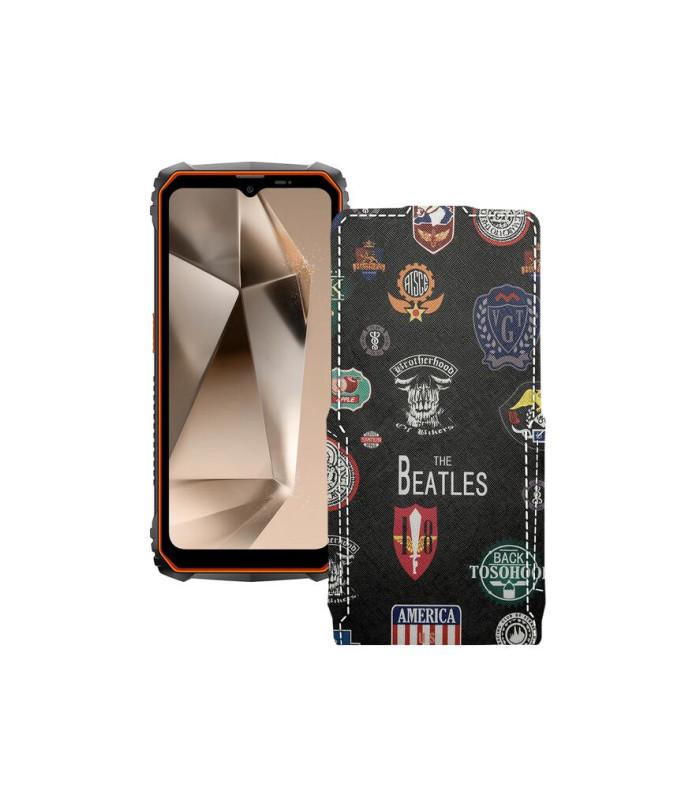 Чохол-флип з екошкіри для телефону Blackview Oscal Marine 1