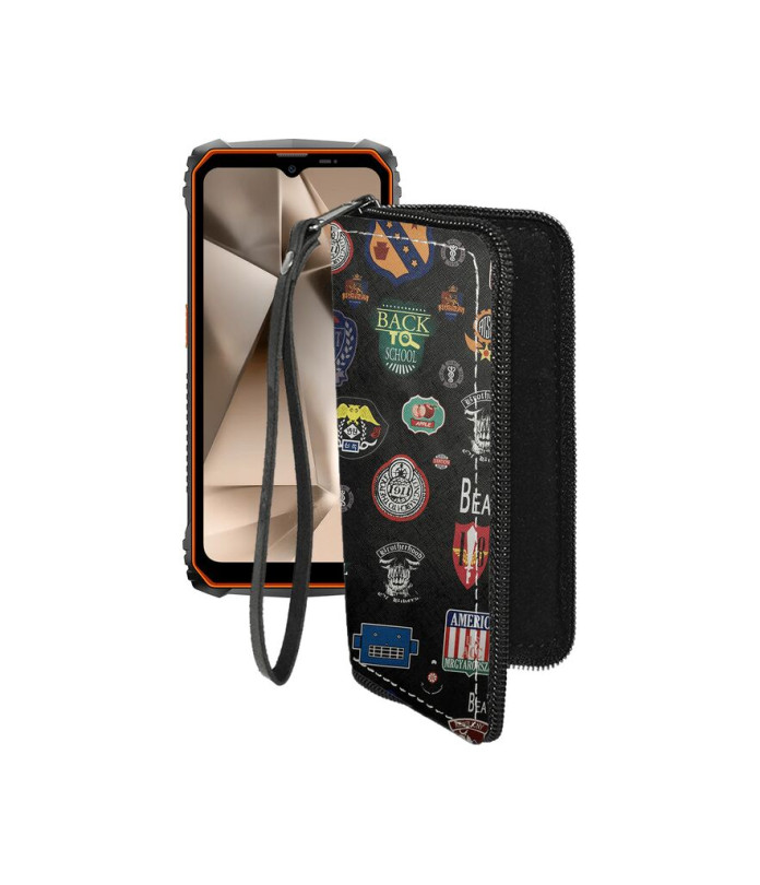 Чохол-гаманець з екошкіри для телефону Blackview Oscal Marine 1