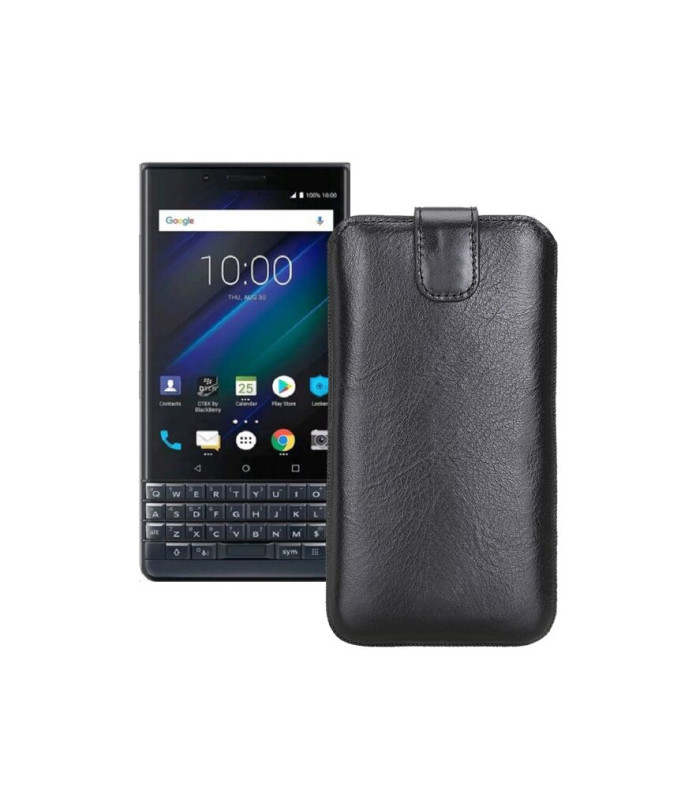 Витяжка зі шкіри для телефону BlackBerry KEY2 LE