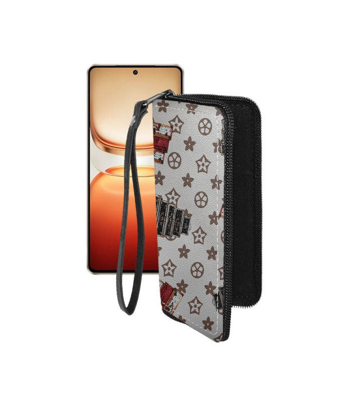 Чохол-гаманець з екошкіри для телефону Vivo iQOO Z10 Turbo Pro