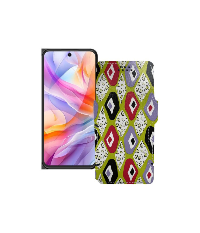 Чохол-книжка з екошкіри для телефону ZTE Blade V70 Design