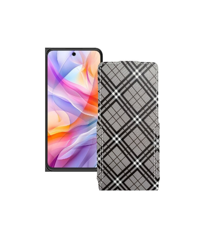 Чохол-флип з екошкіри для телефону ZTE Blade V70 Design