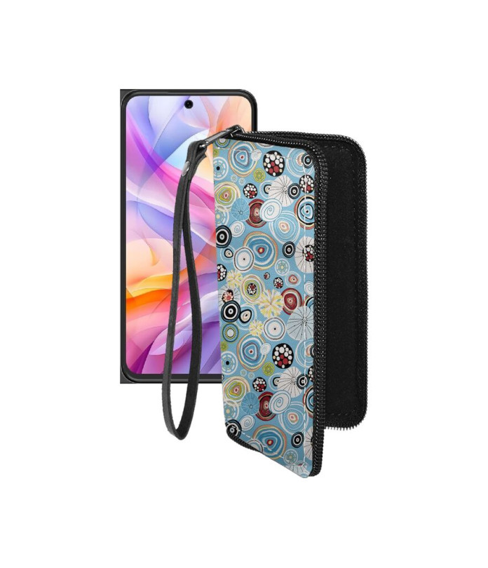 Чохол-гаманець з екошкіри для телефону ZTE Blade V70 Design