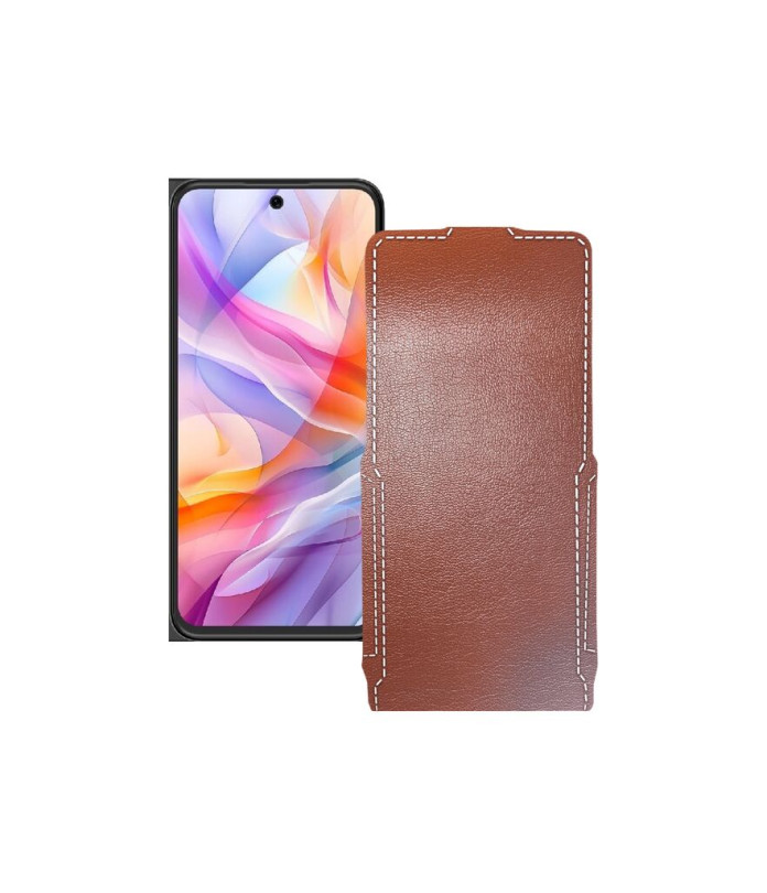 Чохол-флип з екошкіри для телефону ZTE Blade V70 Design