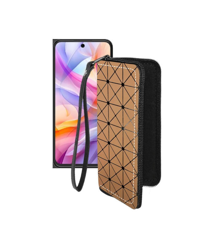 Чохол-гаманець з екошкіри для телефону ZTE Blade V70 Design