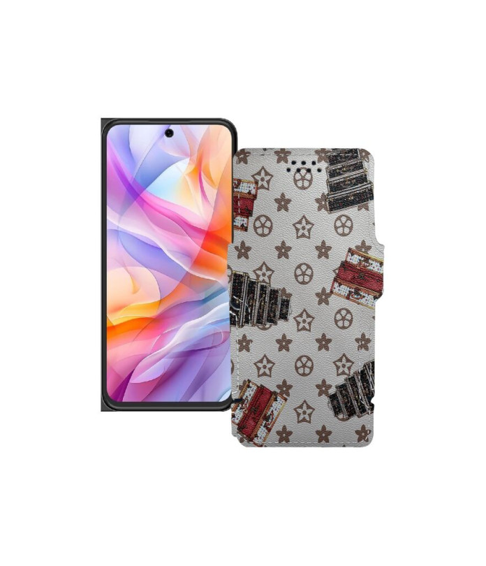 Чохол-книжка з екошкіри для телефону ZTE Blade V70 Design