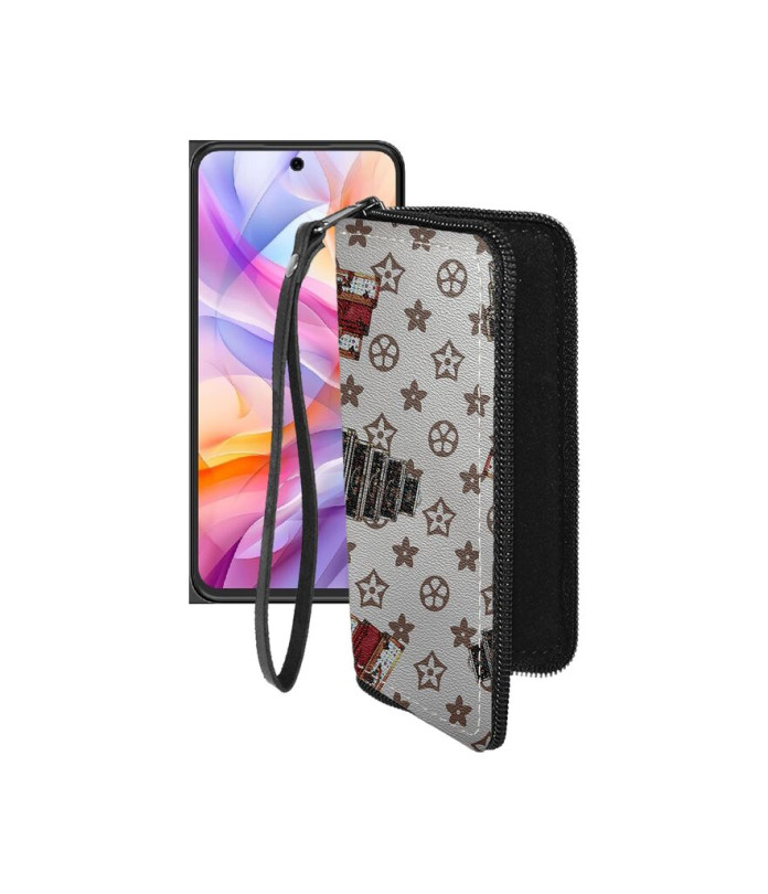 Чохол-гаманець з екошкіри для телефону ZTE Blade V70 Design