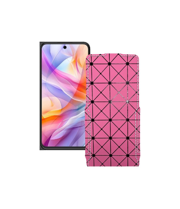 Чохол-флип з екошкіри для телефону ZTE Blade V70 Design