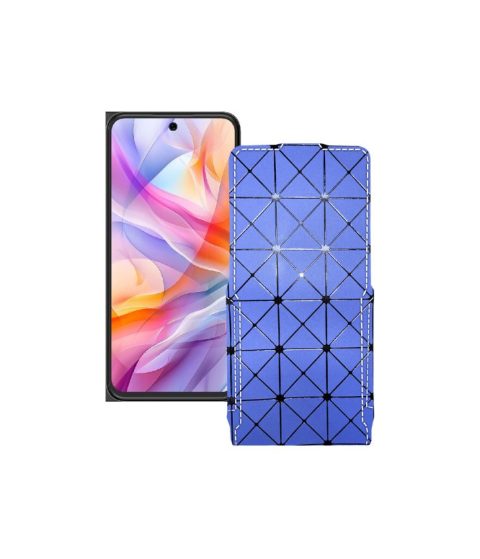 Чохол-флип з екошкіри для телефону ZTE Blade V70 Design