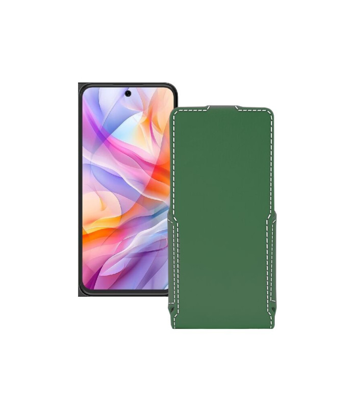 Чохол-флип з екошкіри для телефону ZTE Blade V70 Design