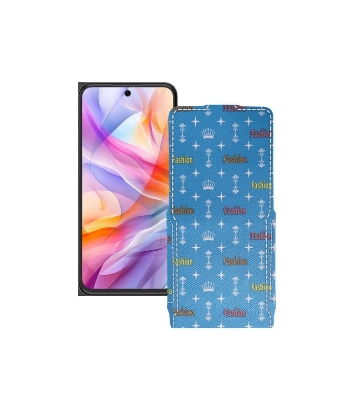 Чохол-флип з екошкіри для телефону ZTE Blade V70 Design