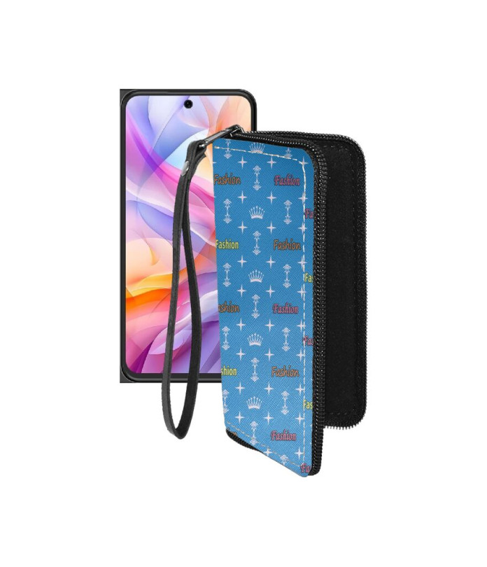 Чохол-гаманець з екошкіри для телефону ZTE Blade V70 Design