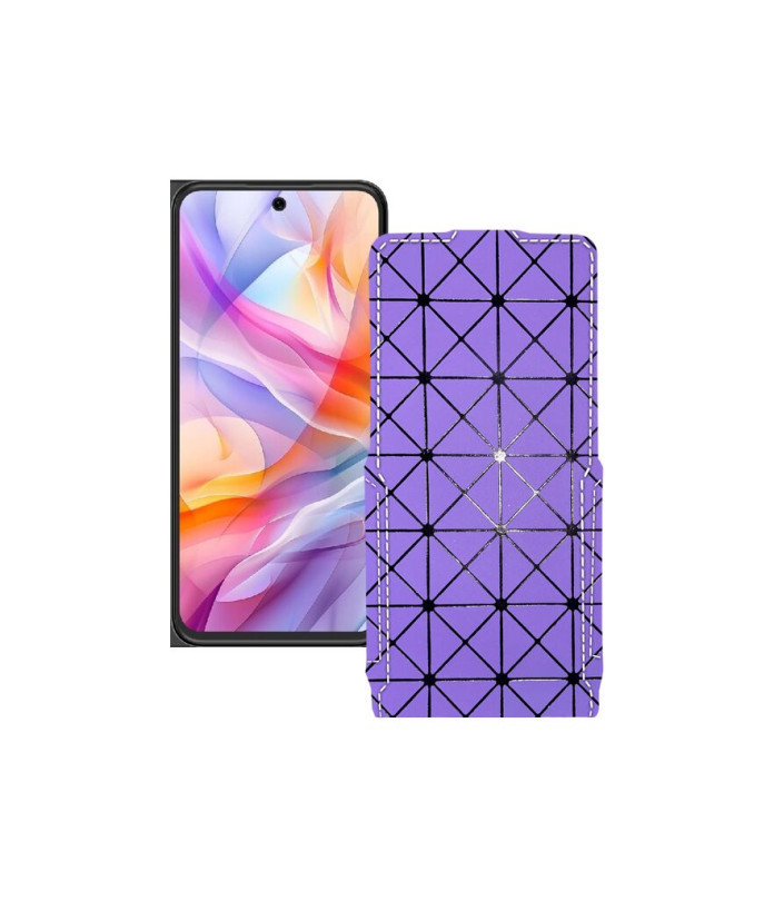 Чохол-флип з екошкіри для телефону ZTE Blade V70 Design