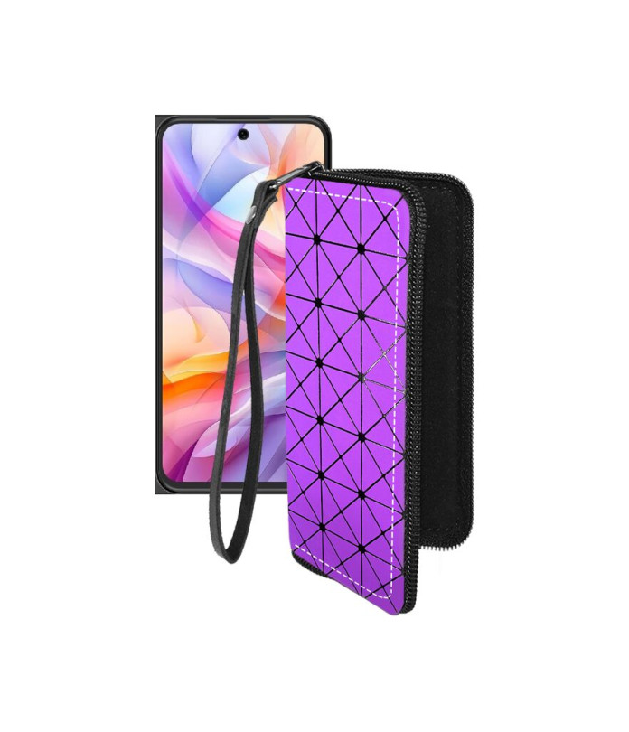 Чохол-гаманець з екошкіри для телефону ZTE Blade V70 Design