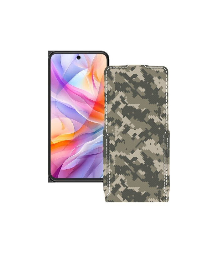 Чохол-флип з екошкіри для телефону ZTE Blade V70 Design