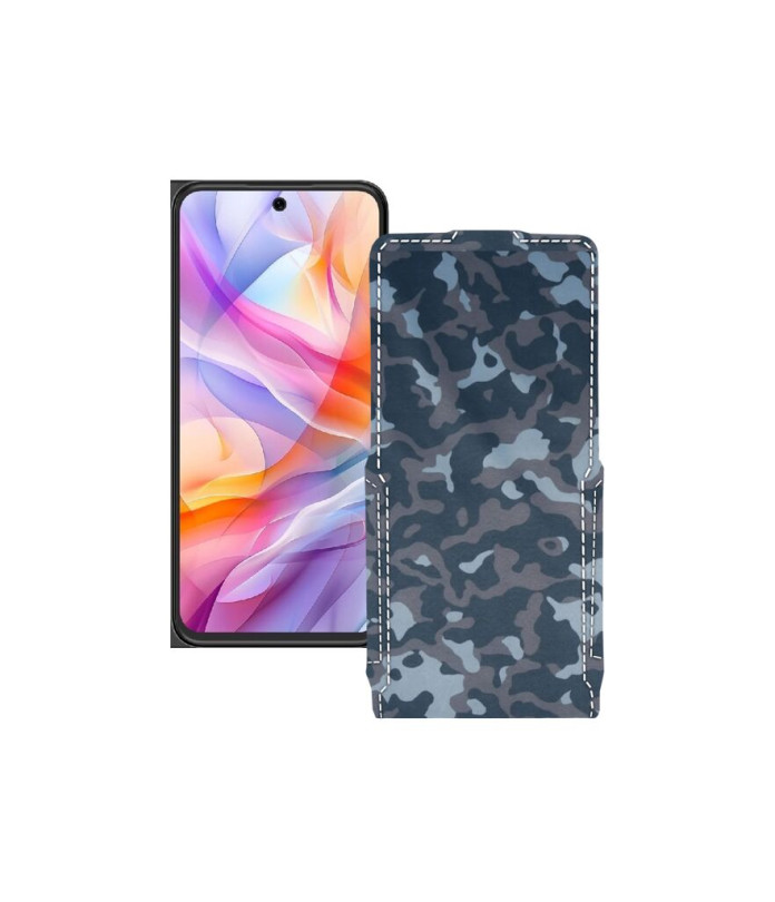 Чохол-флип з екошкіри для телефону ZTE Blade V70 Design