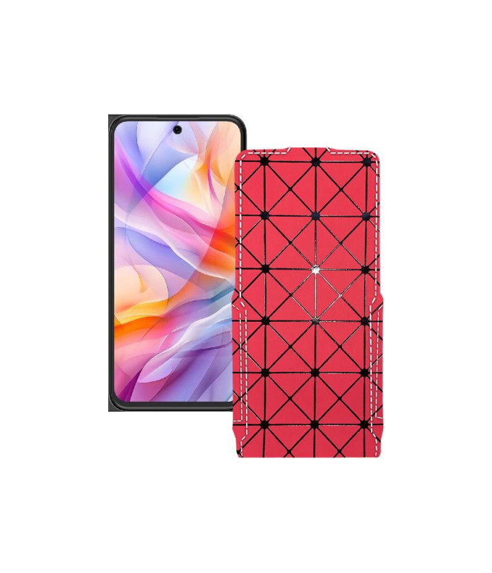 Чохол-флип з екошкіри для телефону ZTE Blade V70 Design