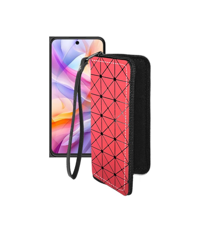 Чохол-гаманець з екошкіри для телефону ZTE Blade V70 Design