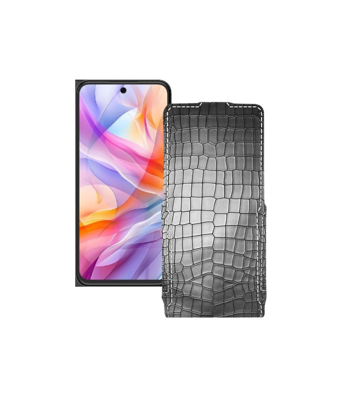 Чохол-флип з екошкіри для телефону ZTE Blade V70 Design