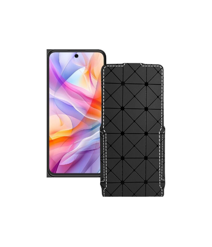 Чохол-флип з екошкіри для телефону ZTE Blade V70 Design