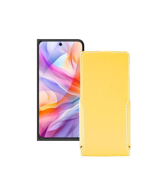 Чохол-флип з екошкіри для телефону ZTE Blade V70 Design