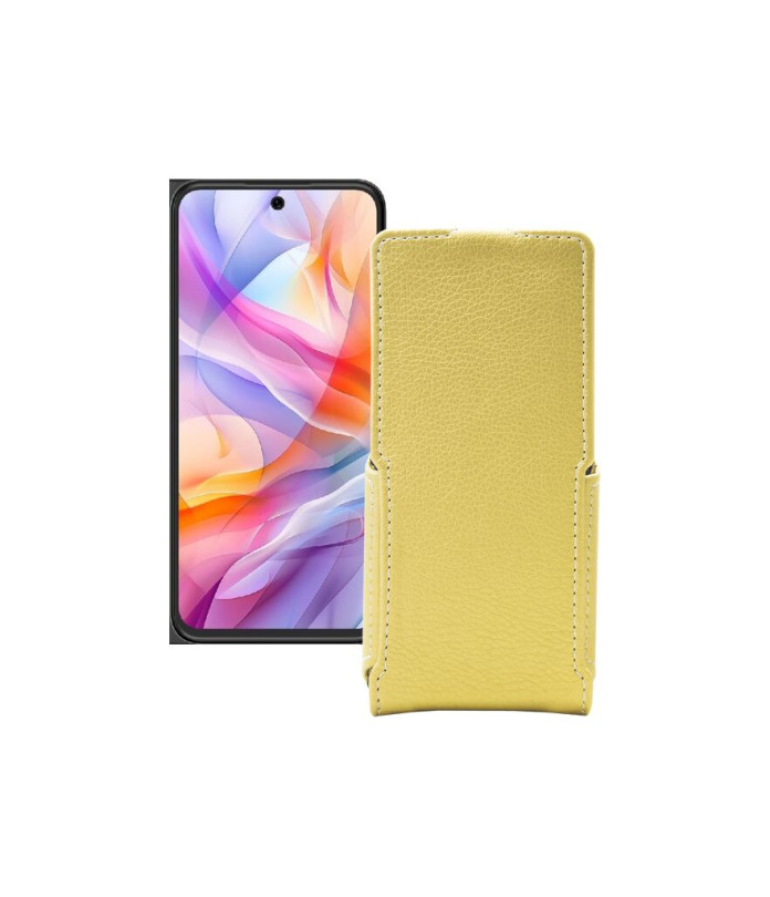 Чохол-флип з екошкіри для телефону ZTE Blade V70 Design