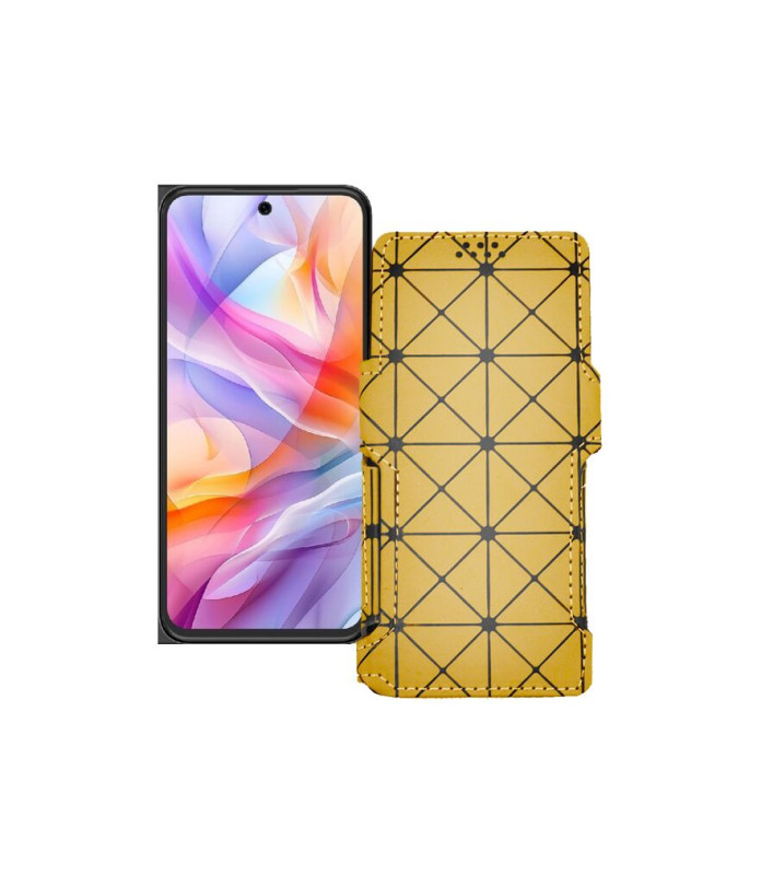 Чохол-книжка з екошкіри для телефону ZTE Blade V70 Design