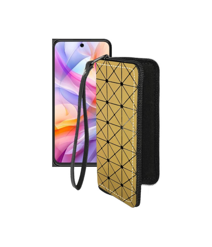 Чохол-гаманець з екошкіри для телефону ZTE Blade V70 Design