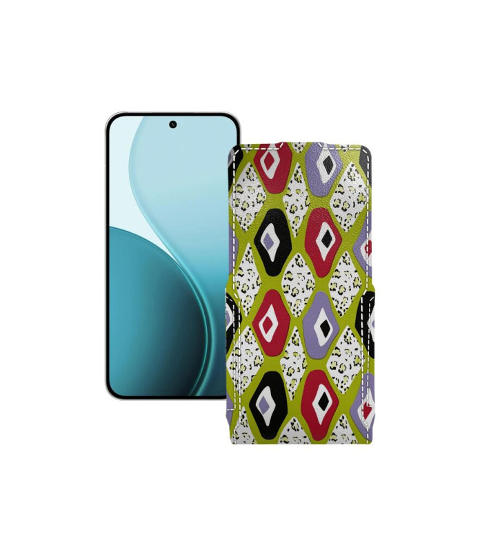 Чохол-флип з екошкіри для телефону OPPO Reno14