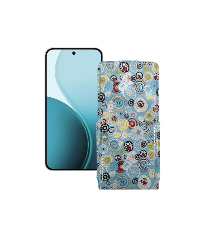 Чохол-флип з екошкіри для телефону OPPO Reno14