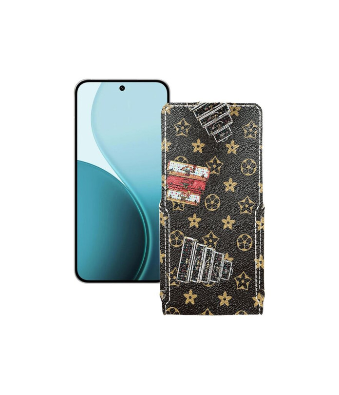 Чохол-флип з екошкіри для телефону OPPO Reno14