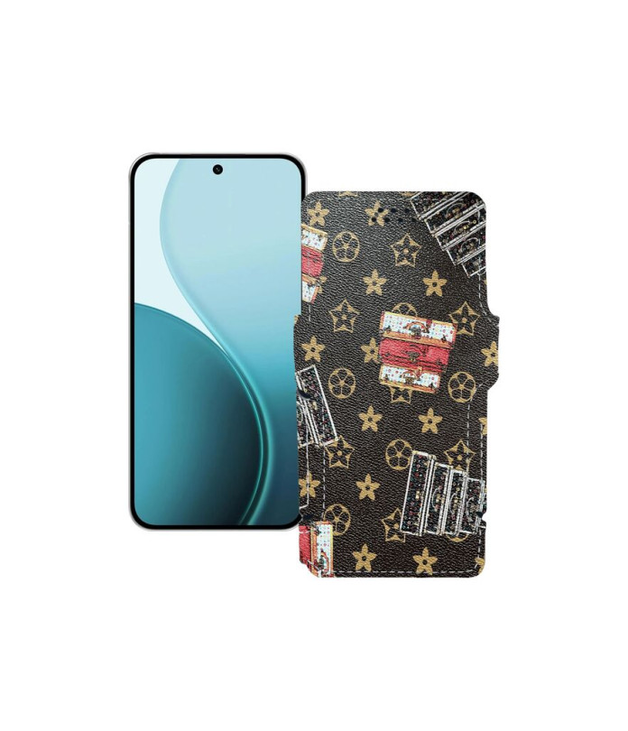 Чохол-книжка з екошкіри для телефону OPPO Reno14