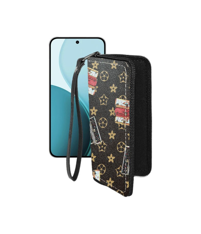 Чохол-гаманець з екошкіри для телефону OPPO Reno14