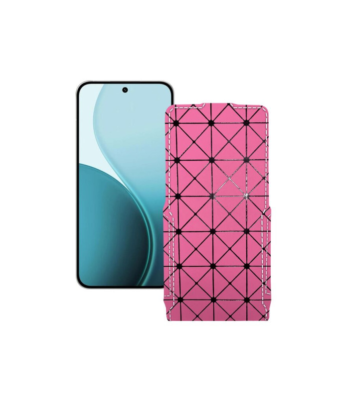 Чохол-флип з екошкіри для телефону OPPO Reno14