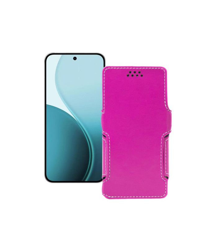 Чохол-книжка з екошкіри для телефону OPPO Reno14