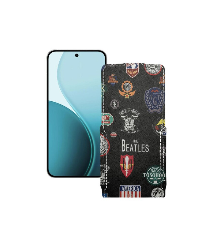 Чохол-флип з екошкіри для телефону OPPO Reno14