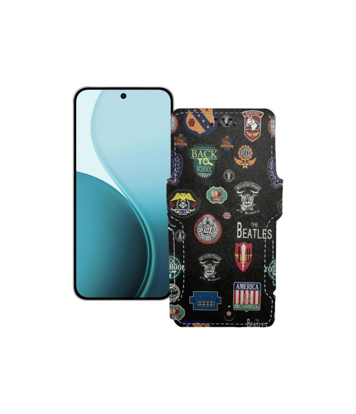 Чохол-книжка з екошкіри для телефону OPPO Reno14