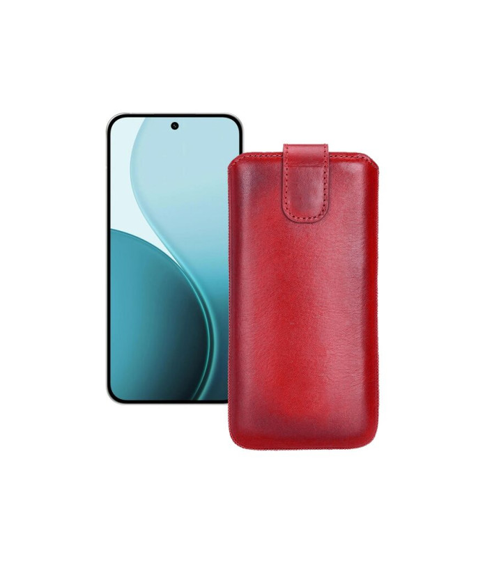 Витяжка з екошкіри для телефону OPPO Reno14