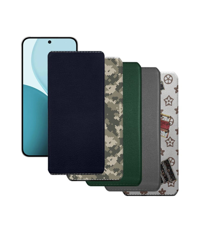 Накладка з екошкіри для телефону OPPO Reno14