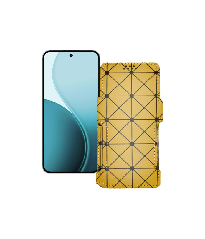 Чохол-книжка з екошкіри для телефону OPPO Reno14