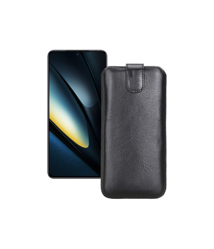 Витяжка з екошкіри для телефону Xiaomi Poco F6 Pro