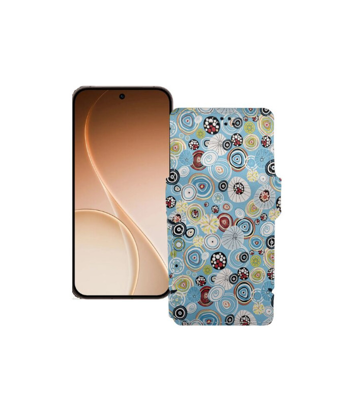 Чохол-книжка з екошкіри для телефону OPPO Reno15