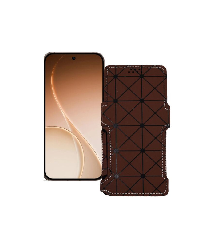 Чохол-книжка з екошкіри для телефону OPPO Reno15