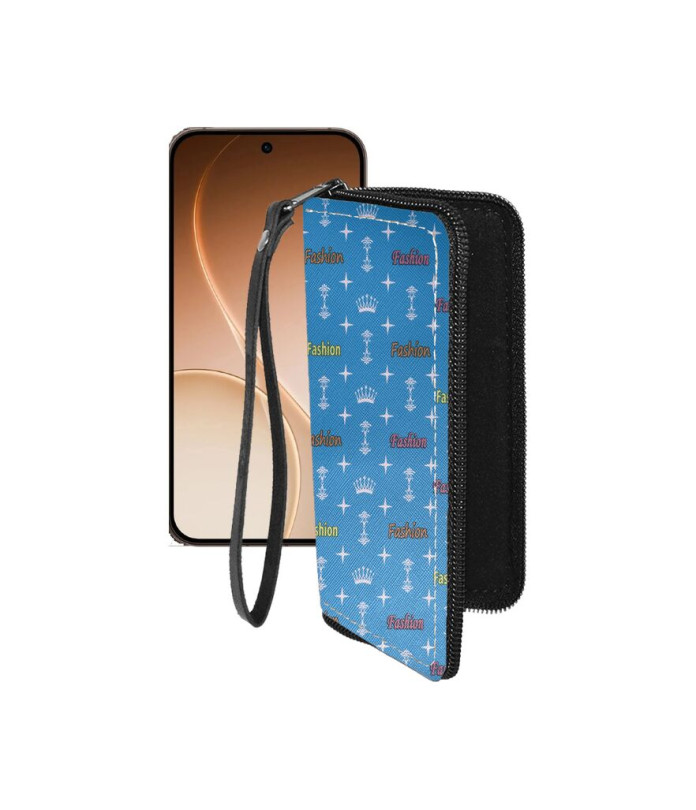 Чохол-гаманець з екошкіри для телефону OPPO Reno15