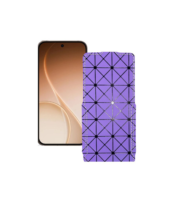 Чохол-флип з екошкіри для телефону OPPO Reno15