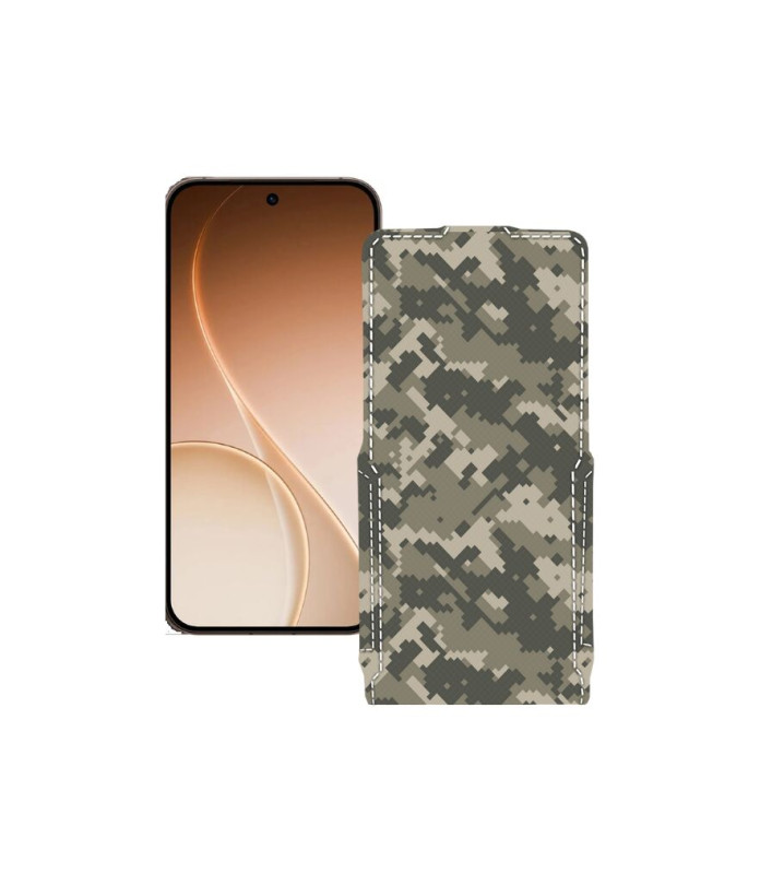 Чохол-флип з екошкіри для телефону OPPO Reno15