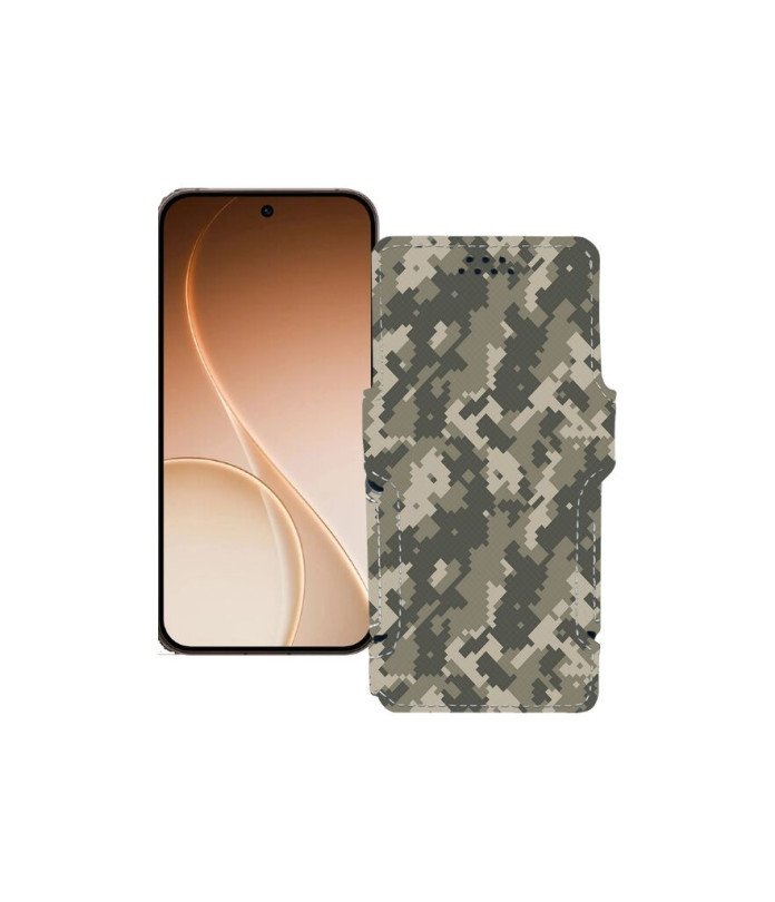 Чохол-книжка з екошкіри для телефону OPPO Reno15