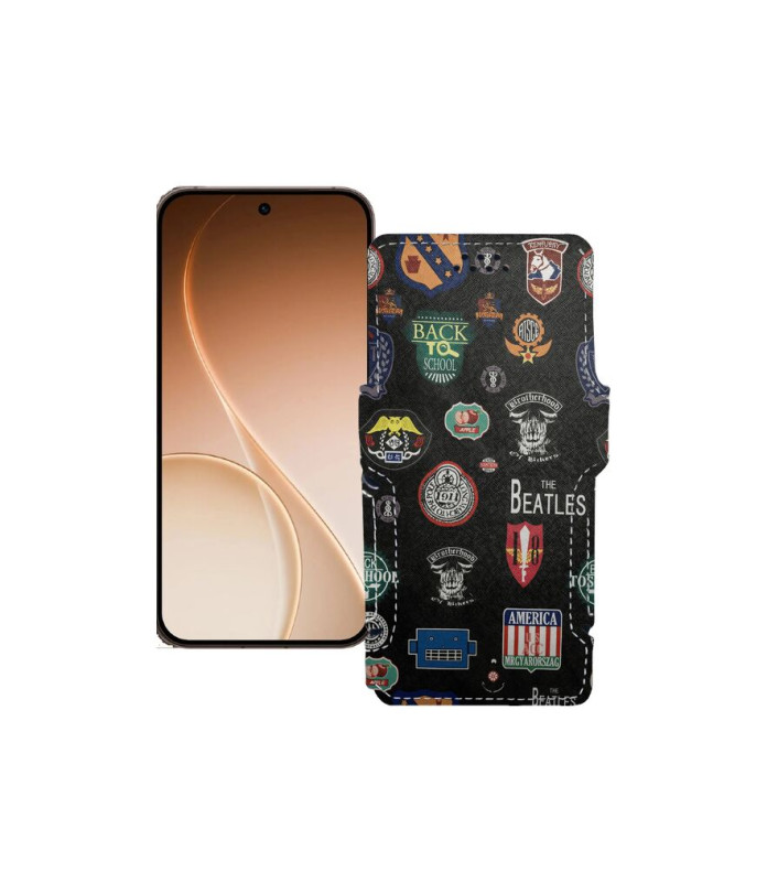 Чохол-книжка з екошкіри для телефону OPPO Reno15