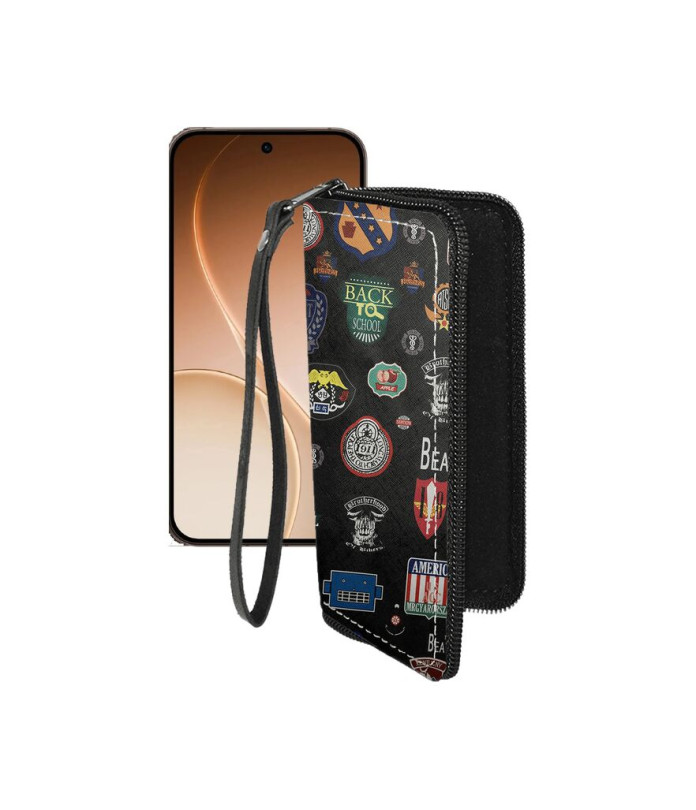 Чохол-гаманець з екошкіри для телефону OPPO Reno15