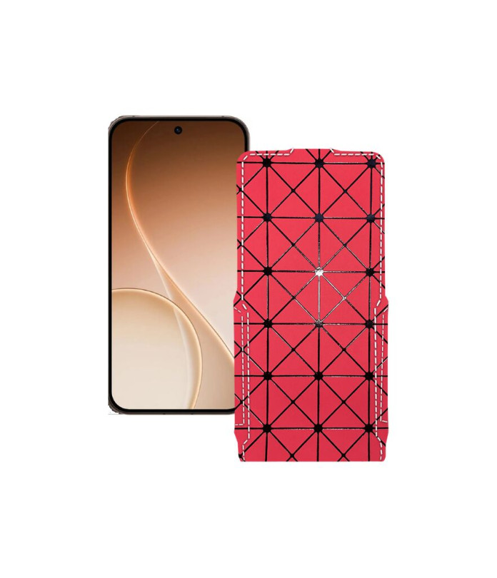 Чохол-флип з екошкіри для телефону OPPO Reno15